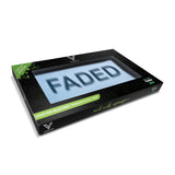 V Syndicate Faded Glass Rollin' Tray - Shatter Resistant - Angled View