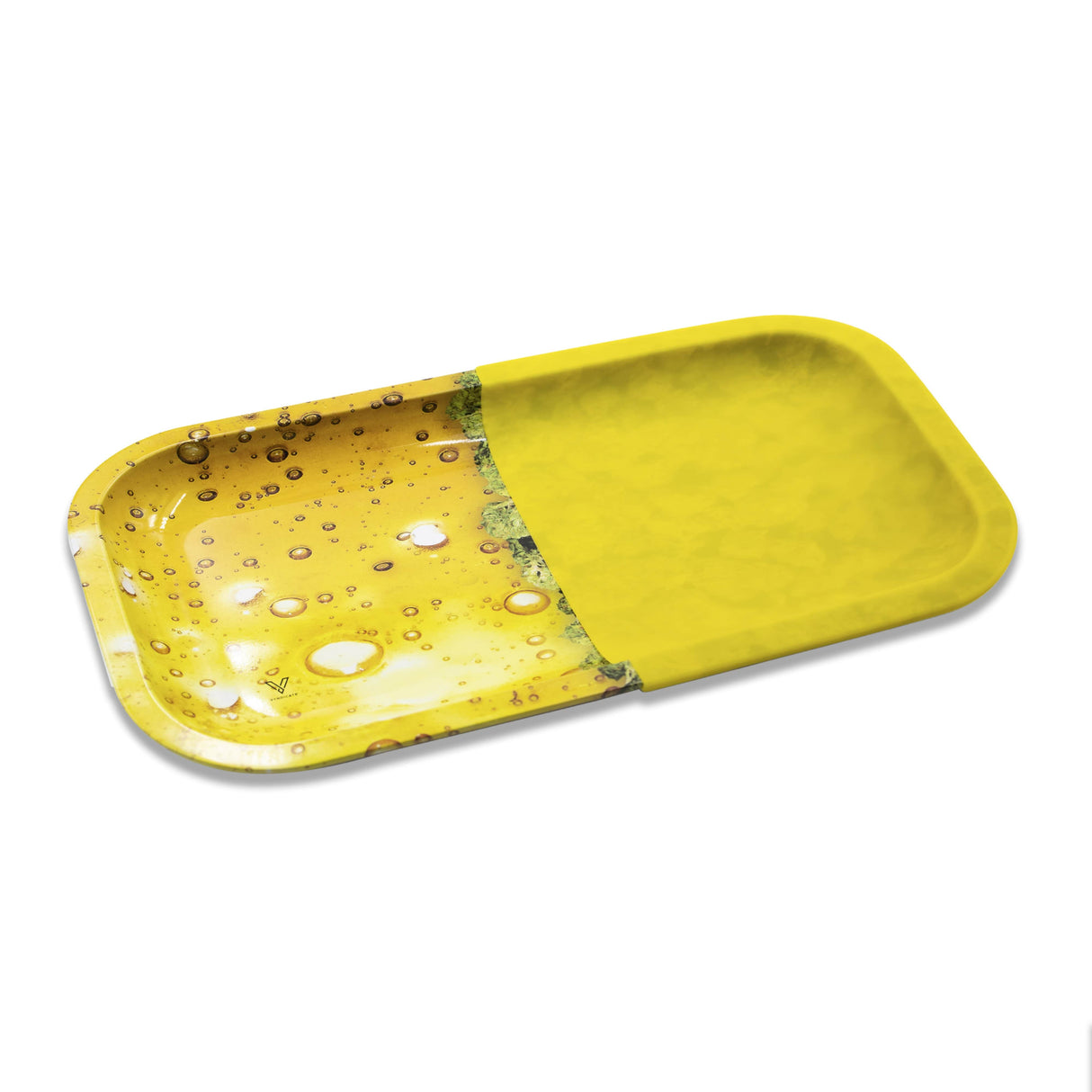 V Syndicate Hybrid Buds/Oil Rollin' Tray, Medium Size, Top View on White Background