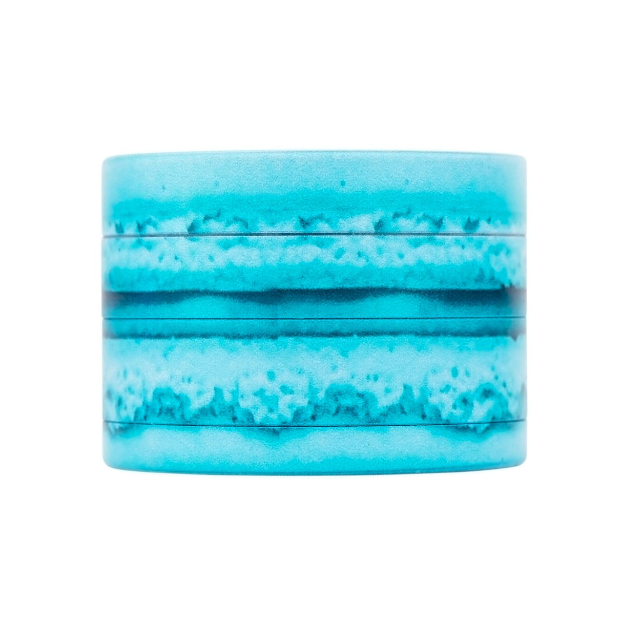 V Syndicate Macaron Blueberry 4-Piece SharpShred Grinder, Front View on White