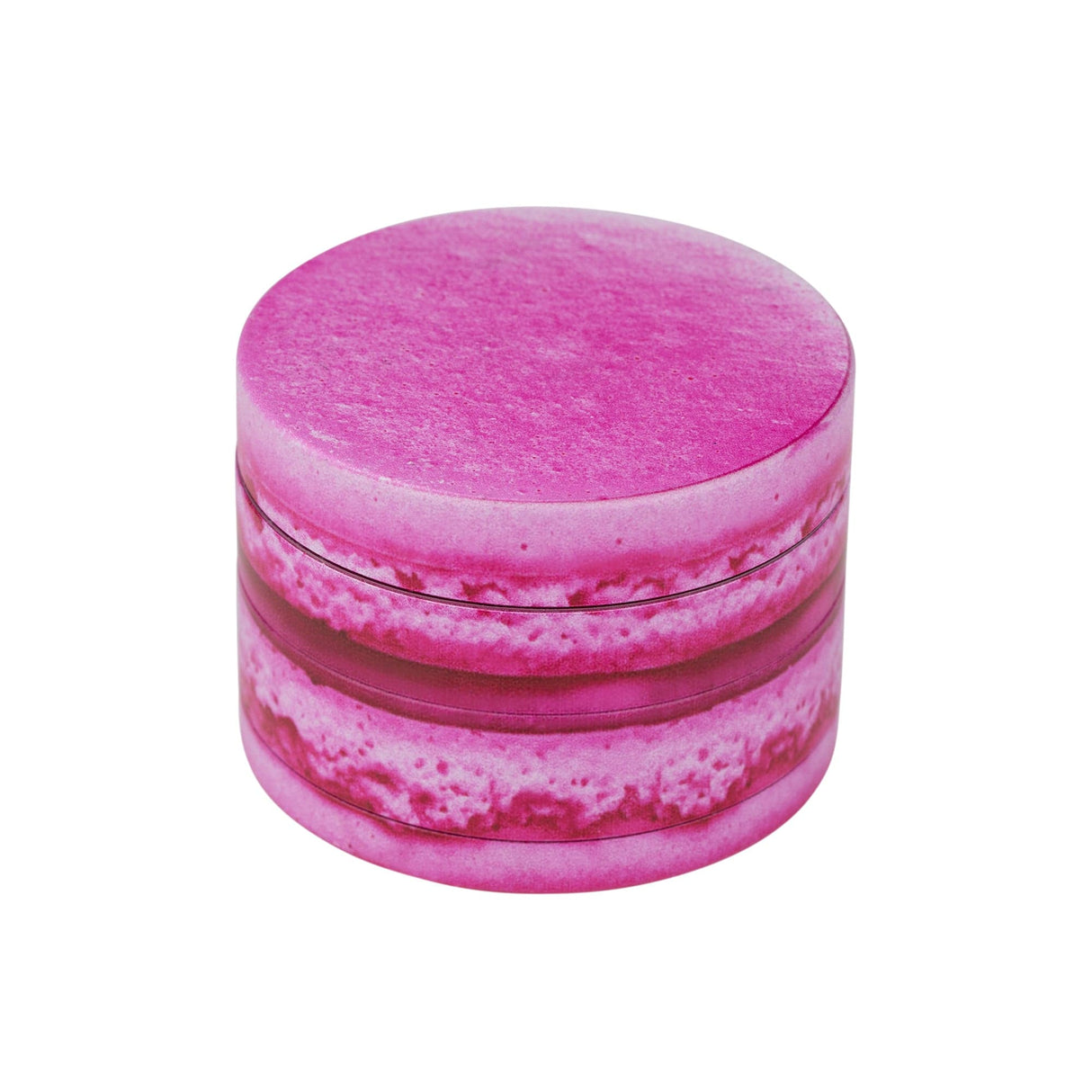 V Syndicate Macaron Raspberry 4-Piece SharpShred Grinder, Compact & Portable