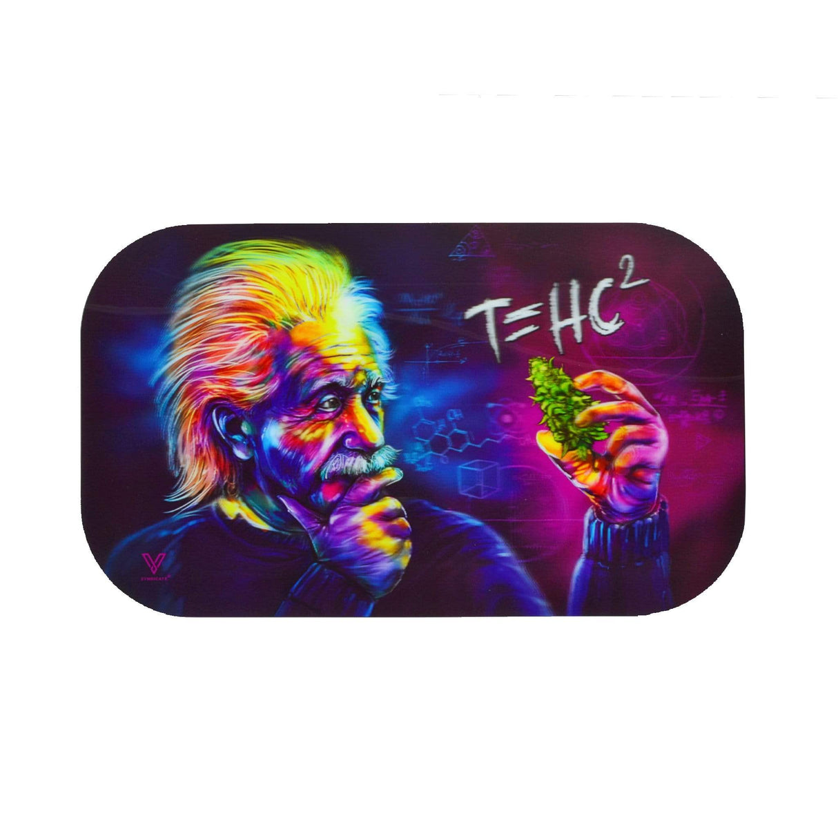 V Syndicate T=HC2 Einstein 3D Mag-Slap, medium size, with vibrant blue and purple design