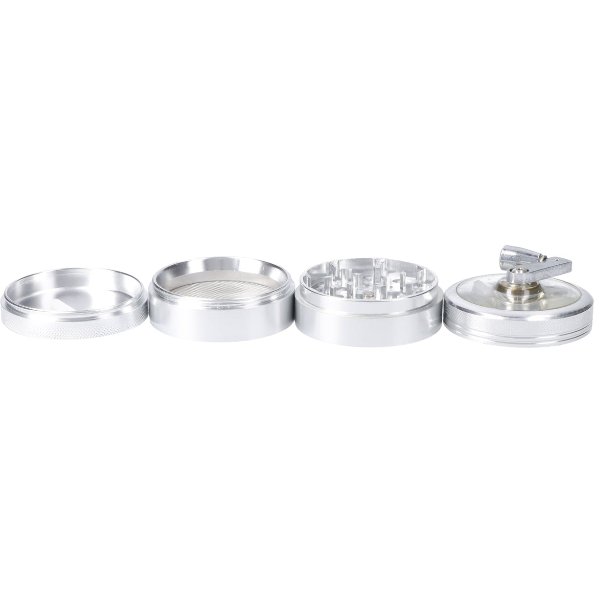 Valiant Aluminum Grinder 62mm - 4-Part Design, Portable with Assorted Colors Option, Top View