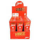 VIBES 30-Pack Premium Hemp Rolling Cones