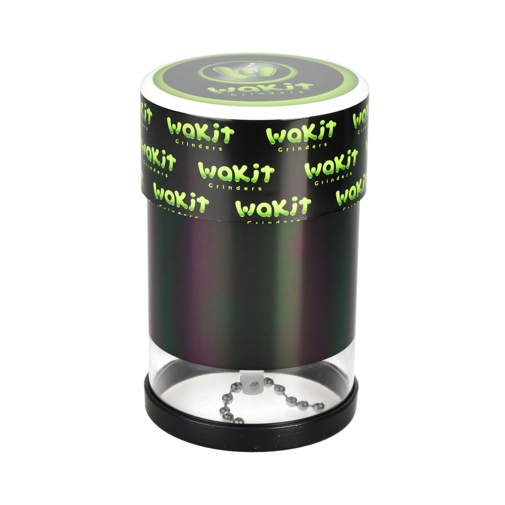 Wakit KLR Series Electric Grinder on white background, front view, with 400mAh battery