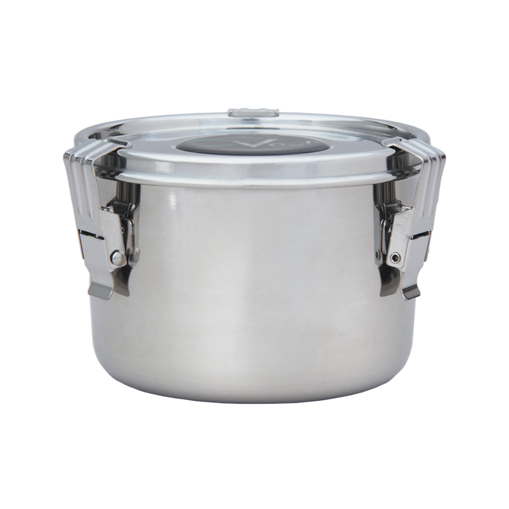 FreshStor CVault Large Storage Case Front View with Metal Latches and Humidity Pack Holder