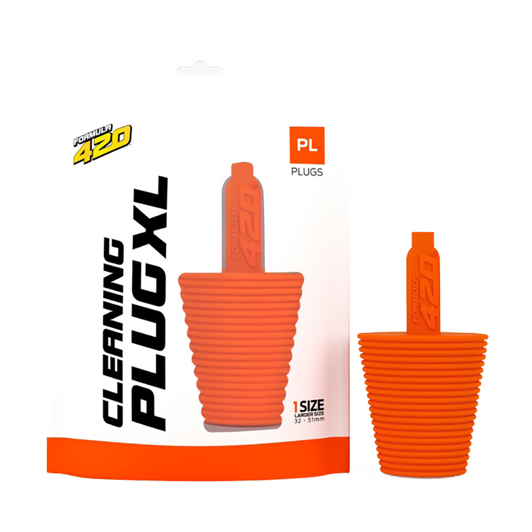 Formula 420 Cleaning Plugs in packaging, front view, designed for secure sealing and easy cleaning