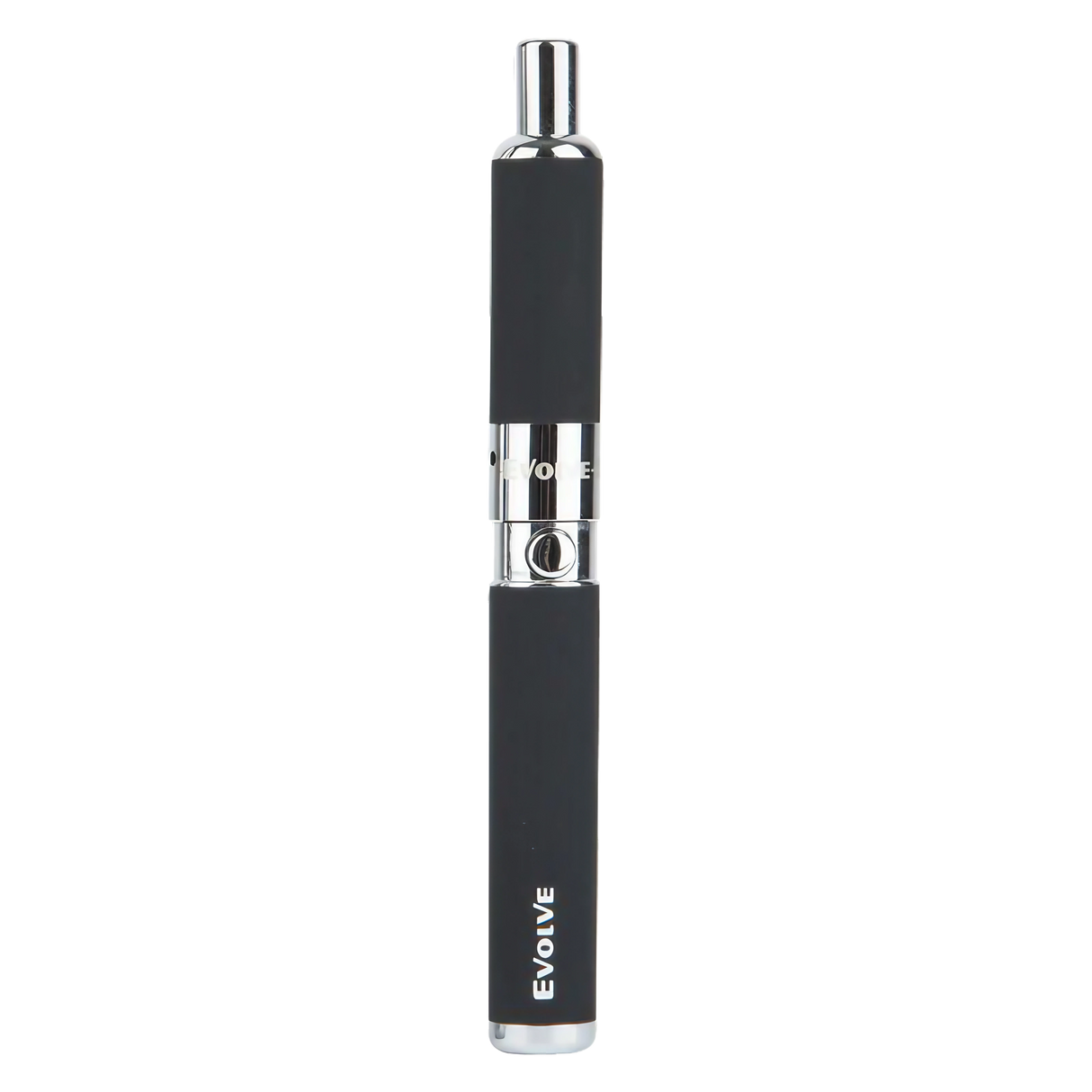 Yocan Evolve-D Dry Herb Vaporizer in Black, 650mAh Battery, Portable 5" Size, Front View