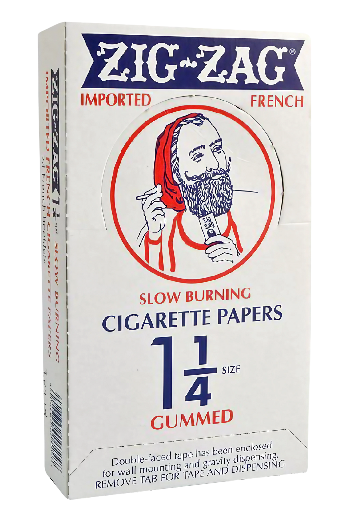 Zig Zag Orange 1 1/4 Slow-Burning Rolling Papers 24 Pack Front View