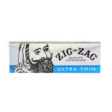 Zig Zag Ultra Thin 1 1/4 Rolling Papers 24 Pack, compact and portable design, front view