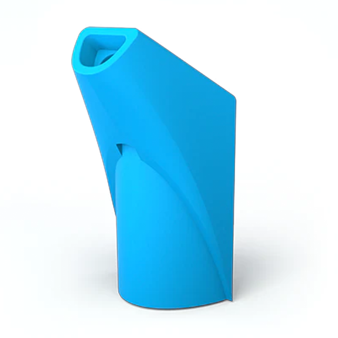 Grenco Science GPEN Roam Mouthpiece in Cookies Blue, Isolated Side View on White Background