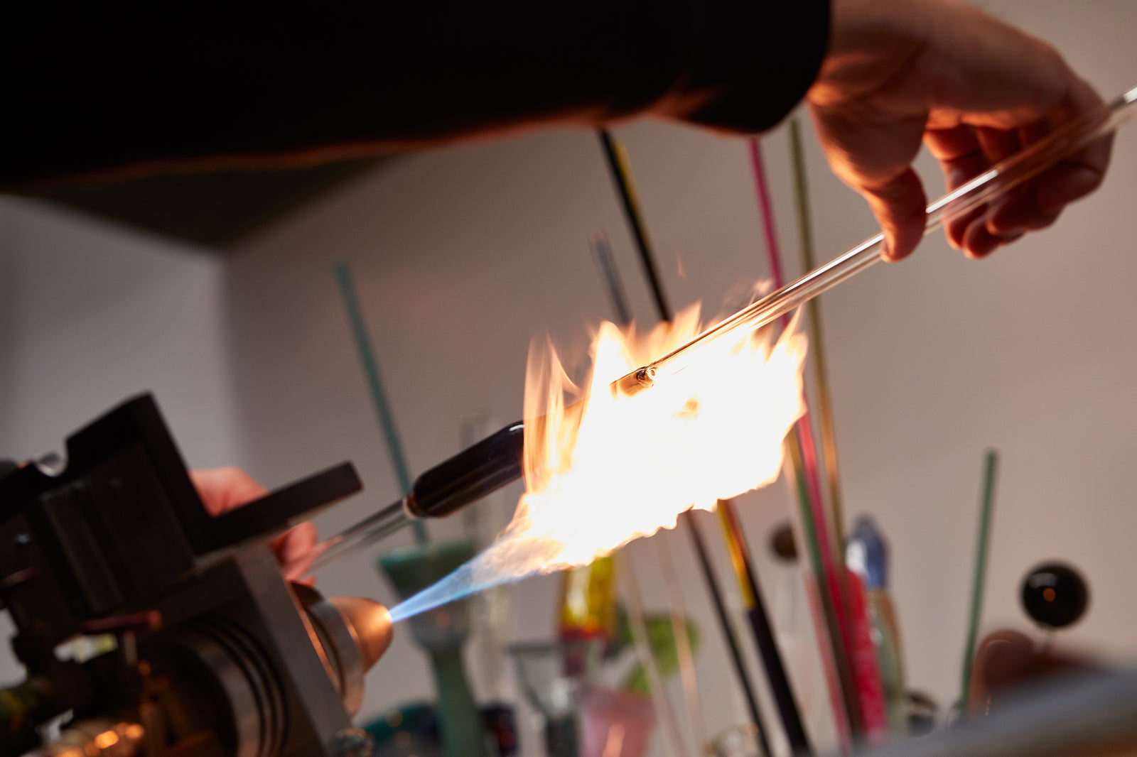 cannabis, artistic glass blowing, glass pipes