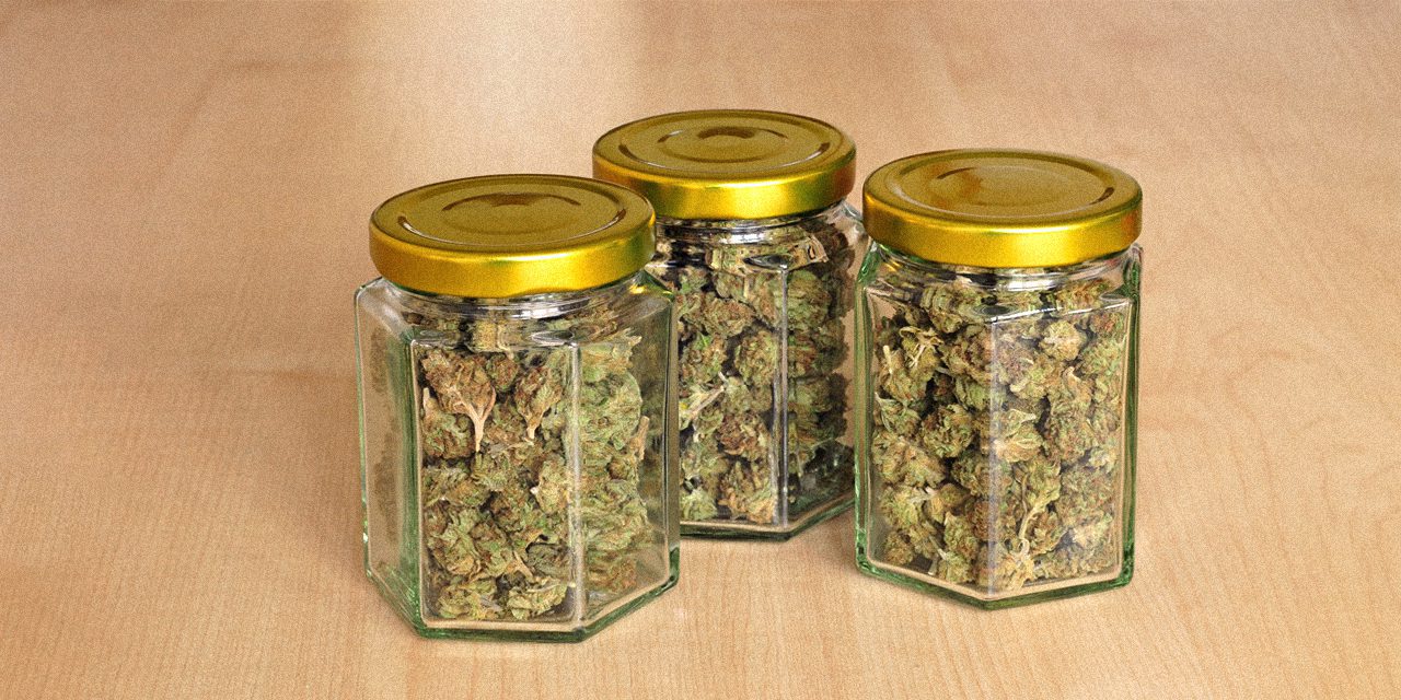 cannabis, storage, containers, mason jars