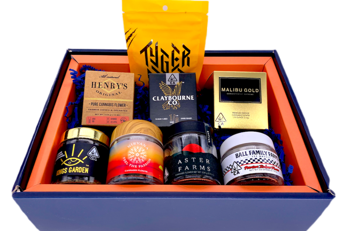 cannabis mystery box, unboxing cannabis accessories, marijuana paraphernalia
