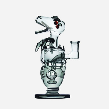 Heady dab rig with a dinosaur design.