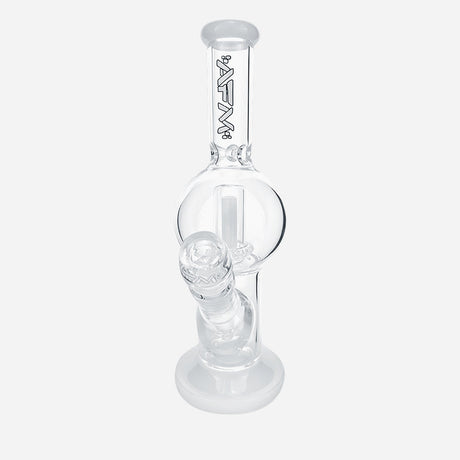 Glass bong with a percolator and with the AFM Smokelogo.