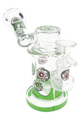 Glass Sidecar Bong “Eye Spy” – Showerhead Perc – 14.5 mm GoG – 5½″