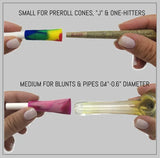 Weedgets Tic-Toke Multi-Size Reusable Filter Tips for Smoother Smoking