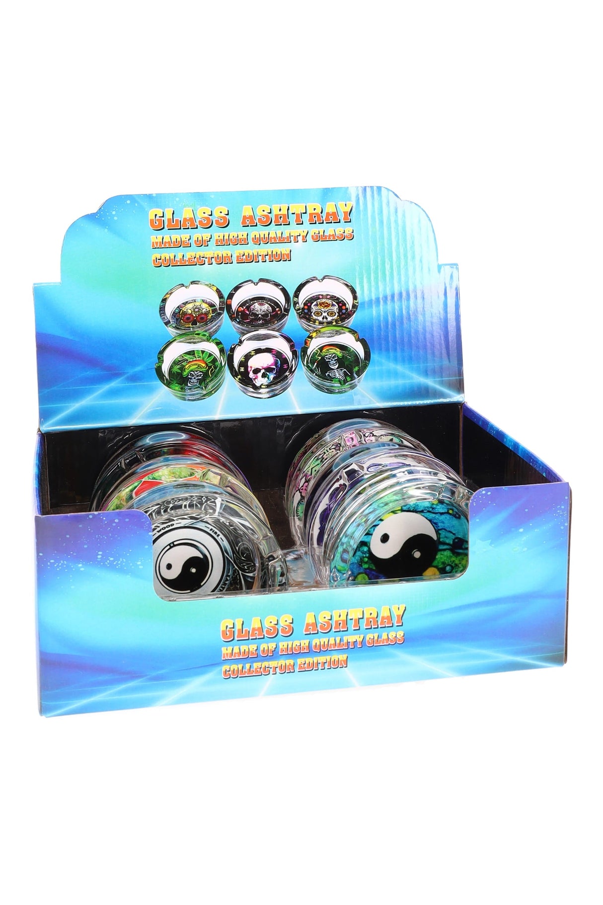 3.25″ Tempered Glass Ashtray – Pop Designs