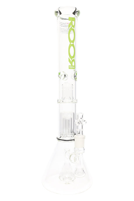 ROOR 18" Tech Stemless Beaker Bong – Multi Percs – 5mm