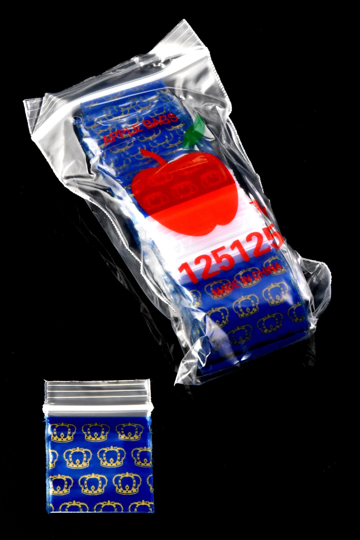 Design Mini Zip Baggies – 1 ¼″ × 1 ¼″ – 1000 Pack