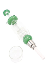 Glass Matrix Perc Dab Straw Kit “Lab Tower” – 8½″