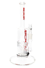 ROOR Tech Stemless Straight Tube Bong – Barrel Perc – 12″