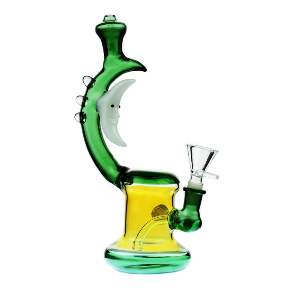 Luxurious Moon Bong: Premium Glass Water Pipe