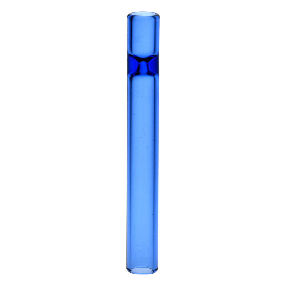 4" Glass Chillum in Blue - 100PC Box Assortment - Front View on White Background