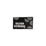 Silver Stainless Steel Pipe Screen Filters 5ct pack, 3/4" size, on black background