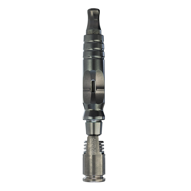 DynaVap HyperDyn Vaporizer, sleek portable design, front view on seamless white background