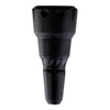 DynaVap Bonger in Black, secondary studio product photo showing the silicone body's 10mm and 14mm taper ends.