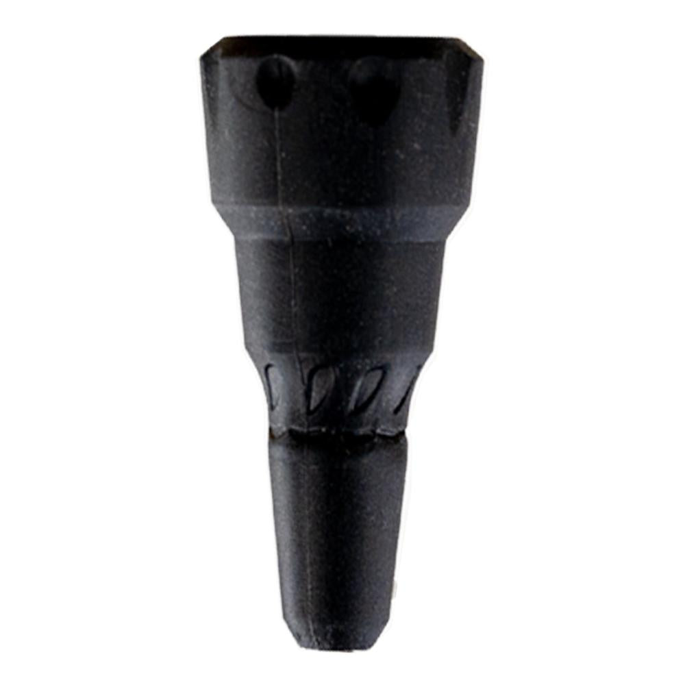 DynaVap Bonger in Black, secondary studio product photo showing the silicone body's 10mm and 14mm taper ends.
