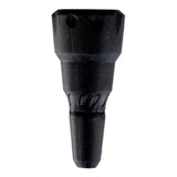 DynaVap Bonger in Black, secondary studio product photo showing the silicone body's 10mm and 14mm taper ends.