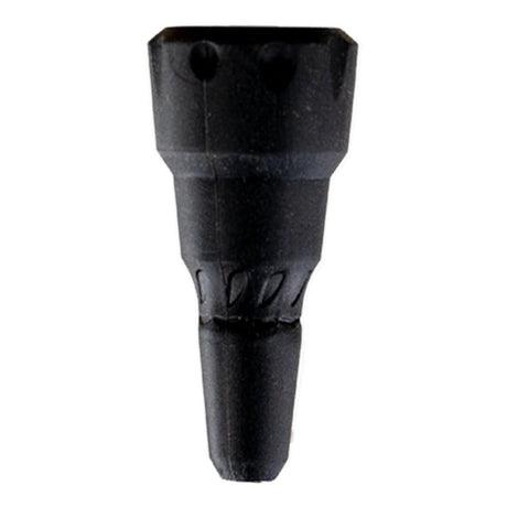 DynaVap Bonger in Black, secondary studio product photo showing the silicone body's 10mm and 14mm taper ends.
