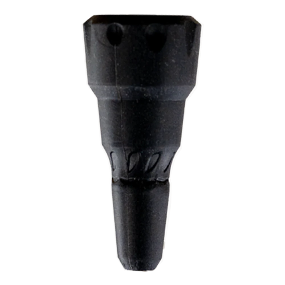 Close-up of the DynaVap Bonger's dual taper design, showing where the 10mm and 14mm joint sizes meet the body.