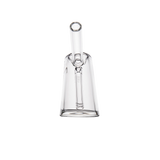 MJ Arsenal Fulcrum Bubbler front view on seamless white background, borosilicate glass with sleek design