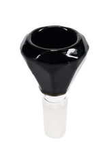 Diamond-Cut Colored Glass Bowl “Gem Cut” – 14.5 mm Male