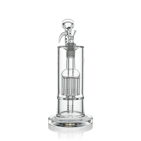 10" Dual Chamber Scientific Bubbler Tree Perc Glass Bong | Croia Glass