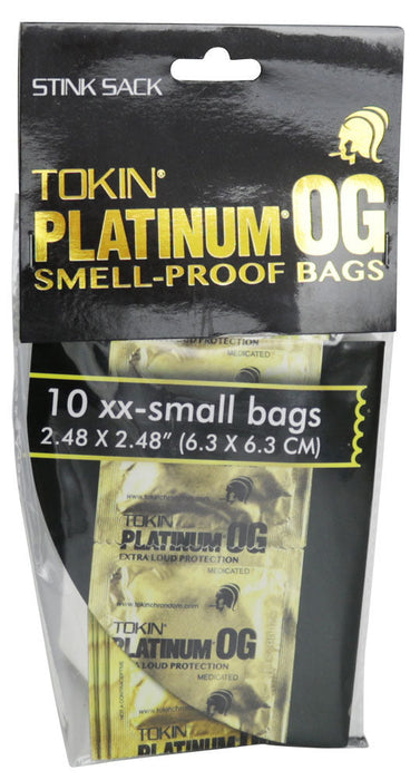 10pc Stink Sack Tokin Platinum OG Bags - Smell-Proof, Waterproof, Puncture Resistant