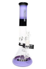 ROOR Tech 14″ Solid Color Mouthpiece Beaker Bong with Perc – 5mm