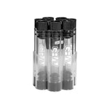 12PC BOX of GRAV Fill Your Own Glass Joints for Dry Herbs, Clear Borosilicate, Front View