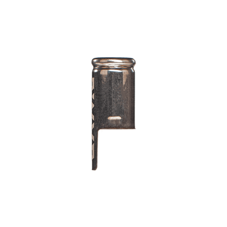 Detail view of the DynaVap Low Temp Captive Cap emphasizing the captive notch design on the side wall