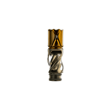 Product image of the DynaVap Helix Titanium Tip on a plain background, emphasizing its lightweight triple helix build.
