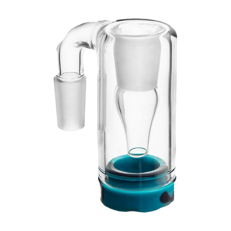 PILOT DIARY 14mm Male Reclaim Catcher with Silicone Jar, Front View on Seamless White