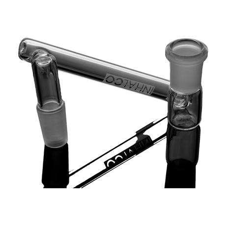 PILOT DIARY 14mm Dropdown Reclaim Catcher on Reflective Surface - Clear Glass