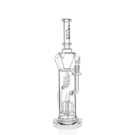 15" Scientific Glass Bong with Tree Perc & Spiral Cooling | Croia Glass
