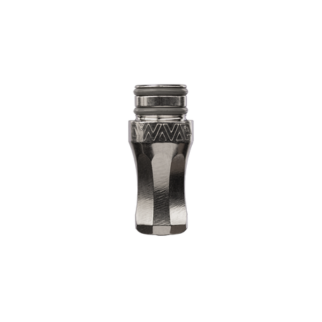 DynaVap M condenser assembly shown fully attached to The M stem, ready for use as an XL vaporizer.