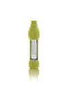 GRAV Octo-taster with Silicone Skin in Avocado Green, 16mm Borosilicate Glass Chillum