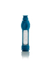 16mm GRAV Octo-taster with Blue Silicone Skin, Front View on White Background