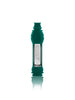 GRAV Octo-taster with Silicone Skin in Dark Teal, 16mm Borosilicate Glass Chillum - Front View